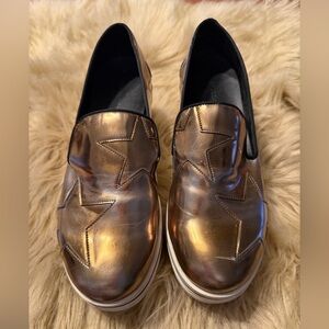 Stella McCartney Metallic Star Slip-Ons